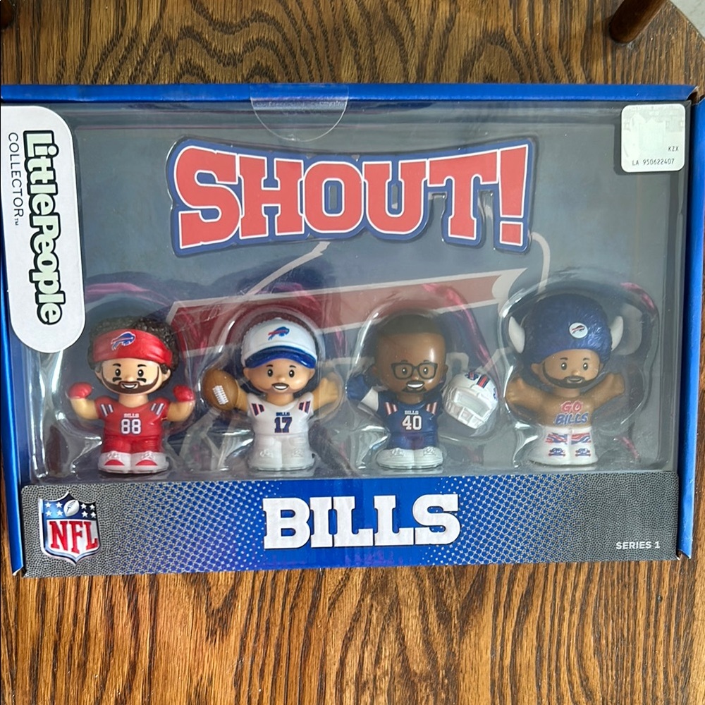 Little People NFL Buffalo Bills Figurines